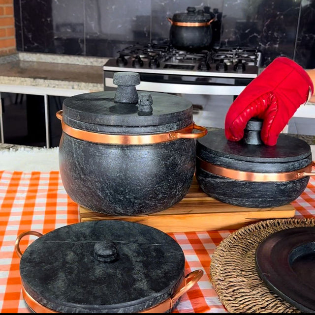 Kit 3 Peças - Cozinha de Pedra