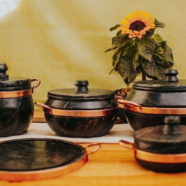 Kit 5 Peças - Cozinha de Pedra