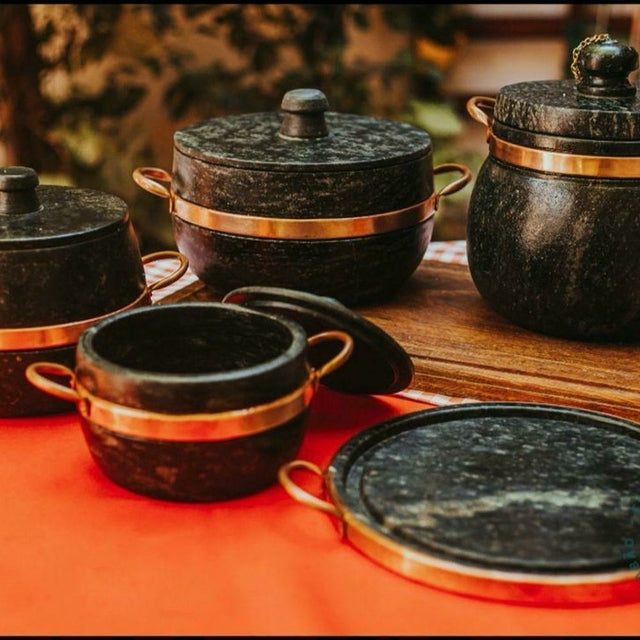 Kit 5 Peças - Cozinha de Pedra
