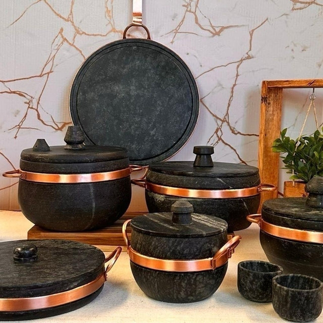 Kit 8 Peças - Cozinha de Pedra