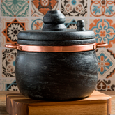 Panela de Pressão de Pedra - 5 Litros + Panela de arroz