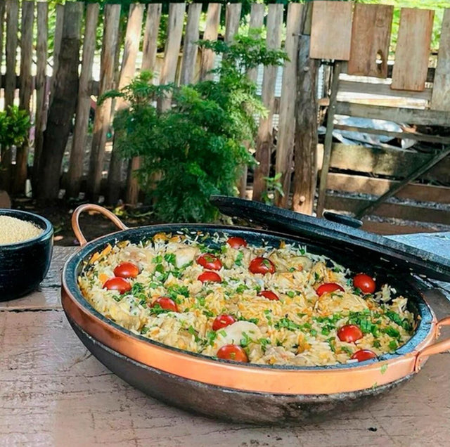 Panela Paella com Tampa (Acompanha TAMPA)
