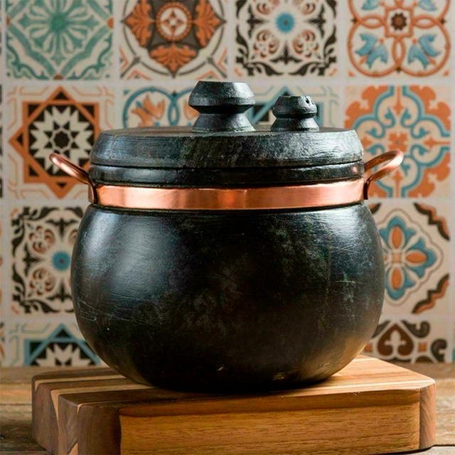 Panela de Pressão de Pedra - 4 Litros + Panela de arroz