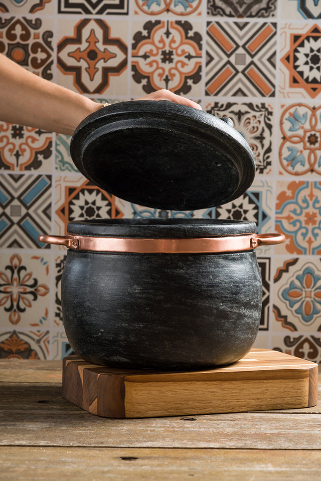 Panela de Pressão de Pedra - 5 Litros + Panela de arroz